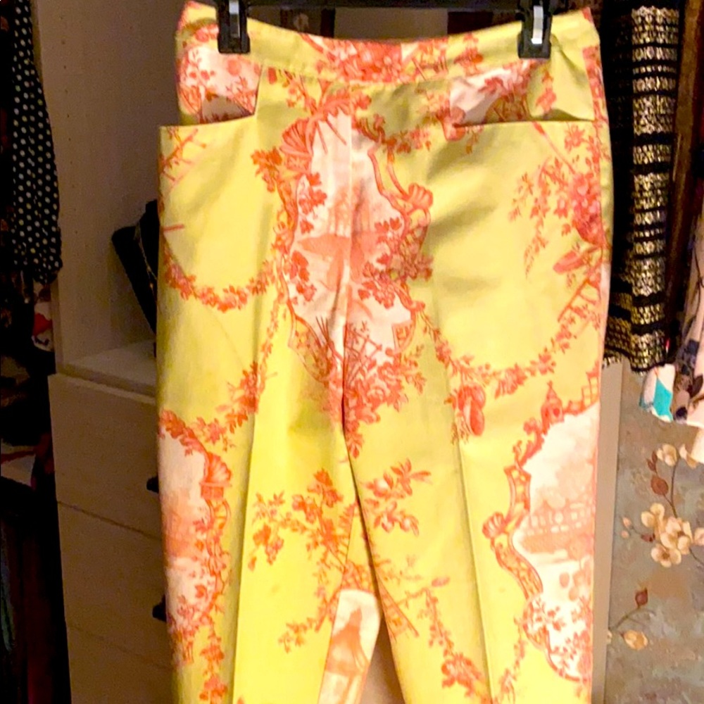 Asian inspired print pants